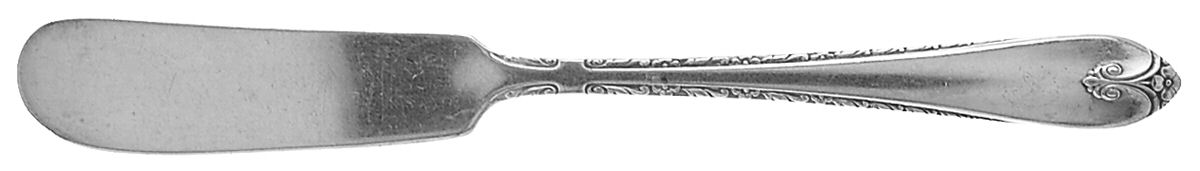 Exquisite (Silverplate, 1940) Flat Handle Butter Spreader by International Silver-1
