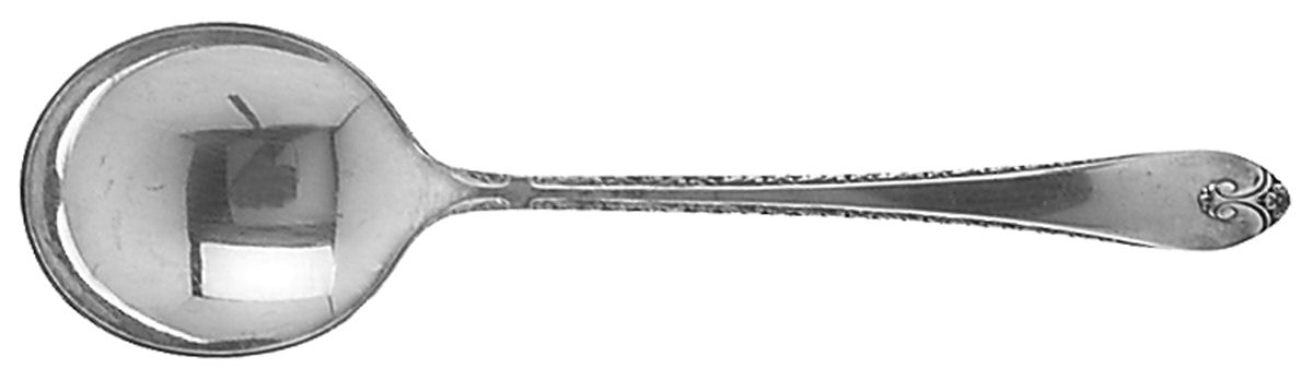 Exquisite (Silverplate, 1940) Round Bowl Soup Spoon (Gumbo) by International Silver-1