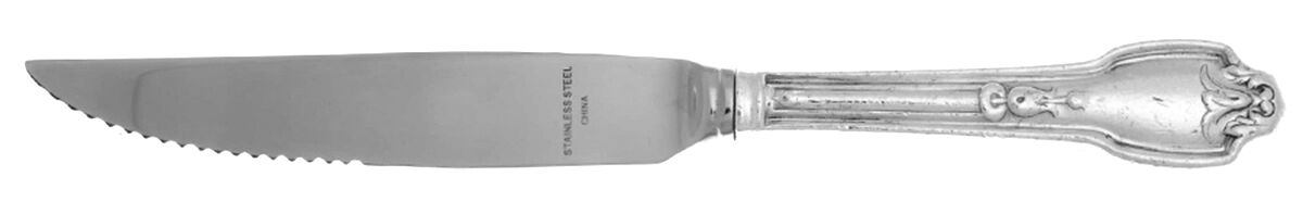 Falmouth (Silverplate, 1914) Steak Knife Individual Hollow, Serrate HC by International Silver-1