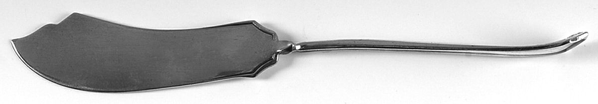 Falmouth (Silverplate, 1914) Flat Twisted Handle Master Butter Knife by International Silver-1