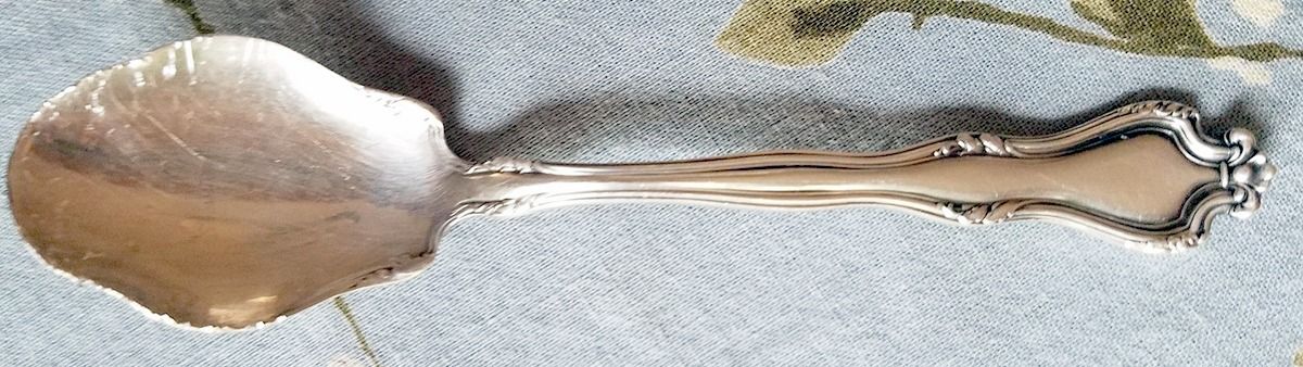 Faneuil (Silverplate, 1908) Ice Cream Spoon Individual by International Silver-1