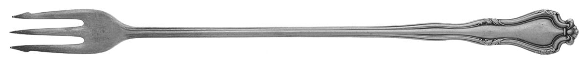 Faneuil (Silverplate, 1908) Long Handle Pickle/Olive Fork by International Silver-1