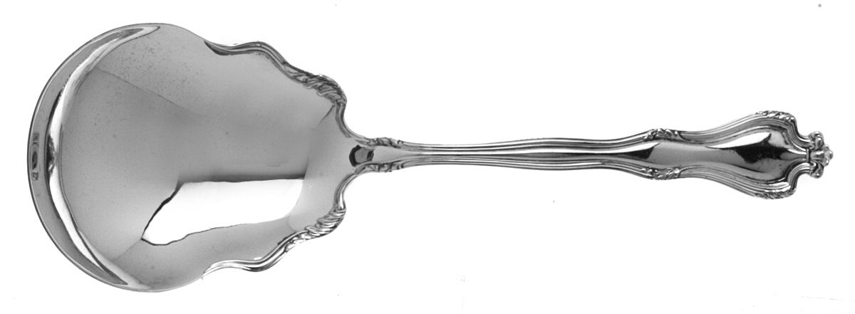 Faneuil (Silverplate, 1908) Solid Smooth Casserole Spoon by International Silver-1