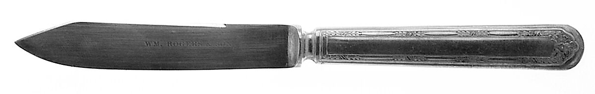Fair Oak (Silverplate, 1913) Individual Solid Fruit Knife by International Silver-1
