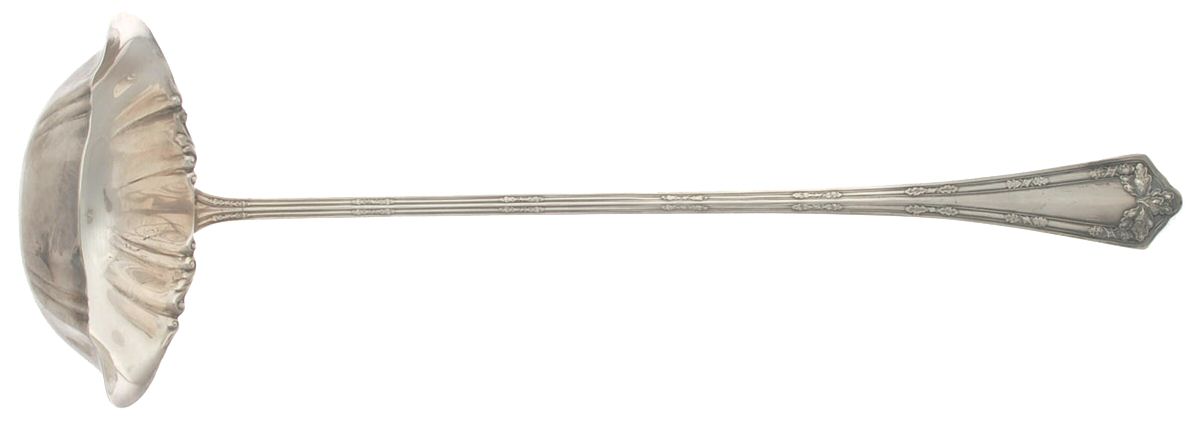 Fair Oak (Silverplate, 1913) Large Solid Soup Ladle by International Silver-1