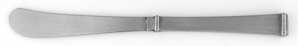 Farmington (Pewter) Butter Spreader Hollow Hdl-Paddle/Stainless Blade by International Silver-1