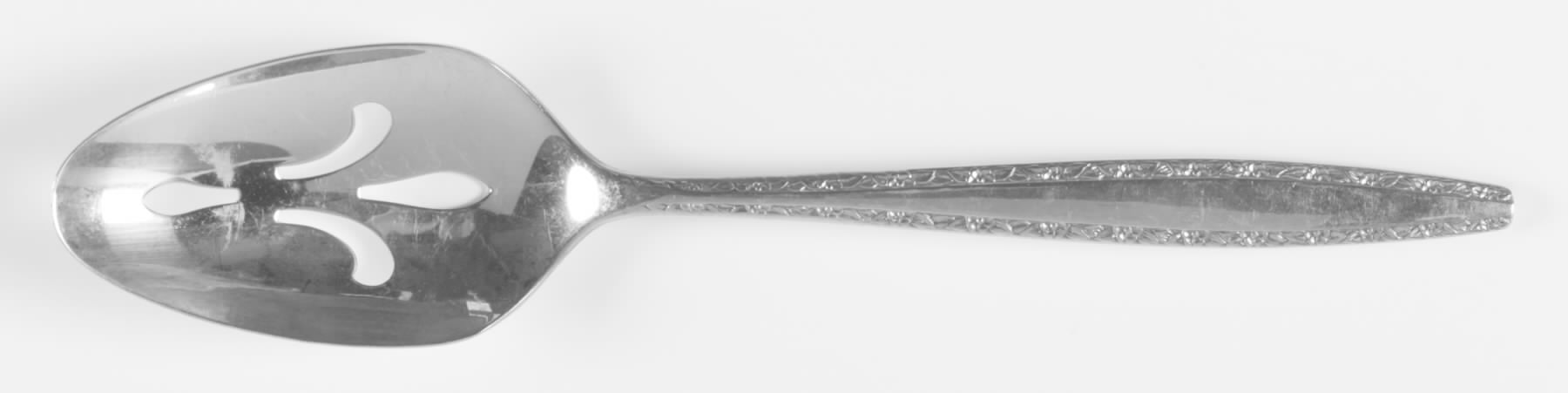 Fascination (Stainless, Decorator) Pierced Tablespoon (Serving Spoon) by International Silver-1