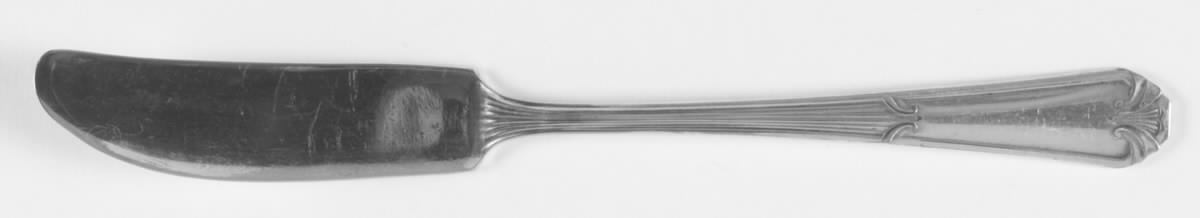 Fidelis (Silverplate, 1933) Flat Handle Master Butter Knife by International Silver-1