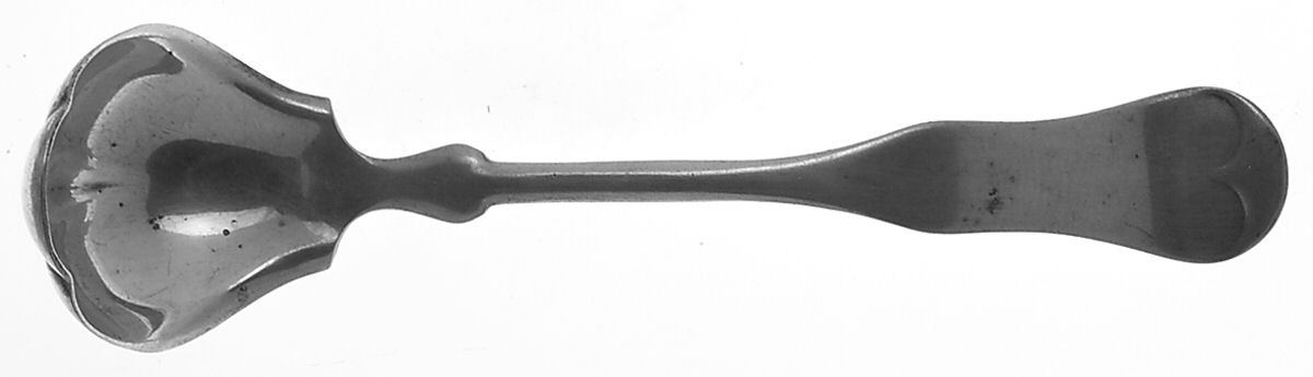 Fiddle (Silverplate, 1872) Solid Piece Cream Ladle by International Silver-1