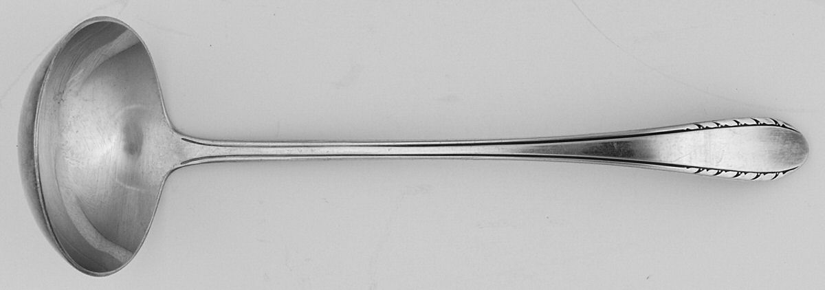 First Lady (Silverplate, 1933) Solid Piece Cream Ladle by International Silver-1