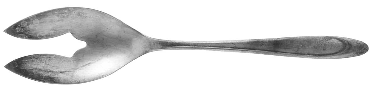 First Lady (Silverplate, 1960-1956) Solid Salad Serving Fork by International Silver-1
