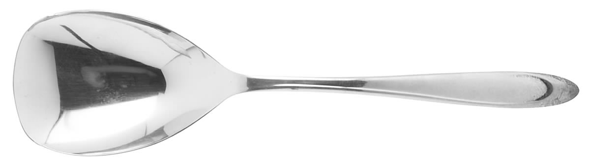 First Lady (Silverplate, 1960-1956) Solid Salad Serving Spoon by International Silver-1