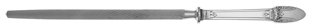 First Love (Silverplate, 1937) Sharpener Knife with Steel Rod HC by International Silver-1