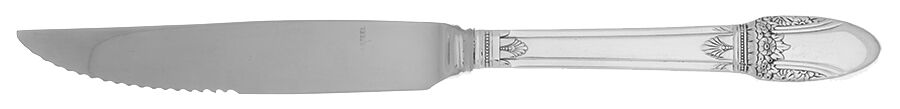 First Love (Silverplate, 1937) Steak Knife Individual Hollow, Serrate HC by International Silver-1