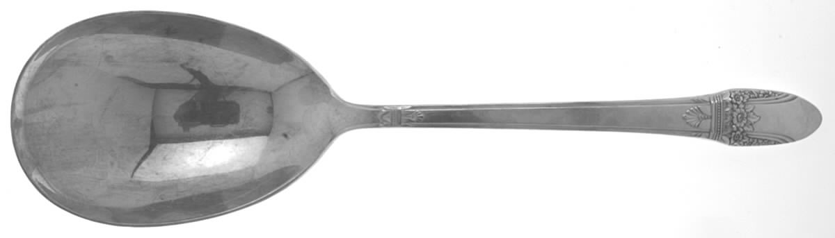 First Love (Silverplate, 1937) Solid Smooth Casserole Spoon by International Silver-1