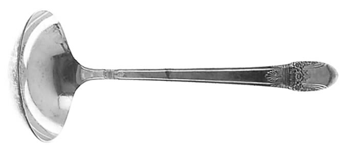 First Love (Silverplate, 1937) Solid Gravy Ladle by International Silver-1