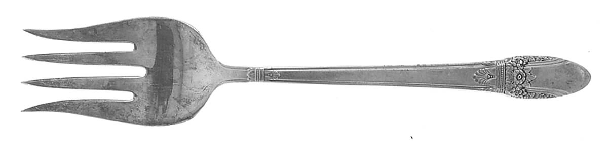 First Love (Silverplate, 1937) Individual Dessert/Chipped Beef Fork by International Silver-1