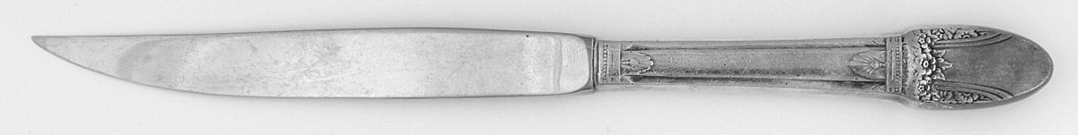 First Love (Silverplate, 1937) Individual Steak Knife Hollow Handle by International Silver-1