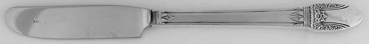First Love (Silverplate, 1937) Sterling Hollow Handle New French Grille Knife by International Silver-1