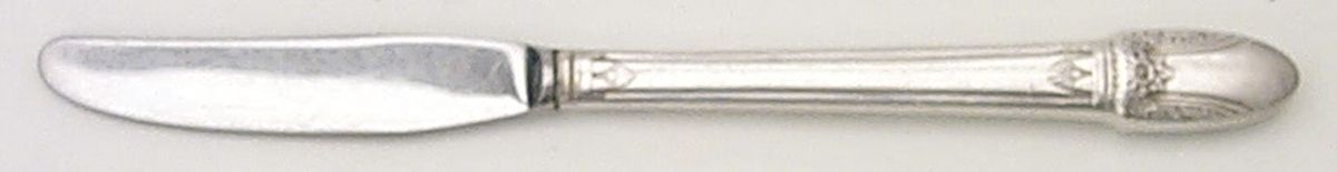 First Love (Silverplate, 1937) Modern Hollow Grille Knife by International Silver-1