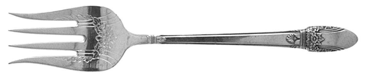 First Love (Silverplate, 1937) Individual Dessert/Chipped Beef Fork by International Silver-1
