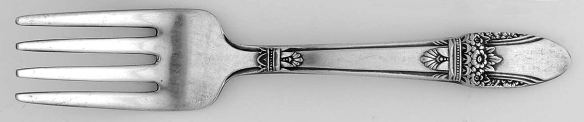 First Love (Silverplate, 1937) Baby Fork by International Silver-1