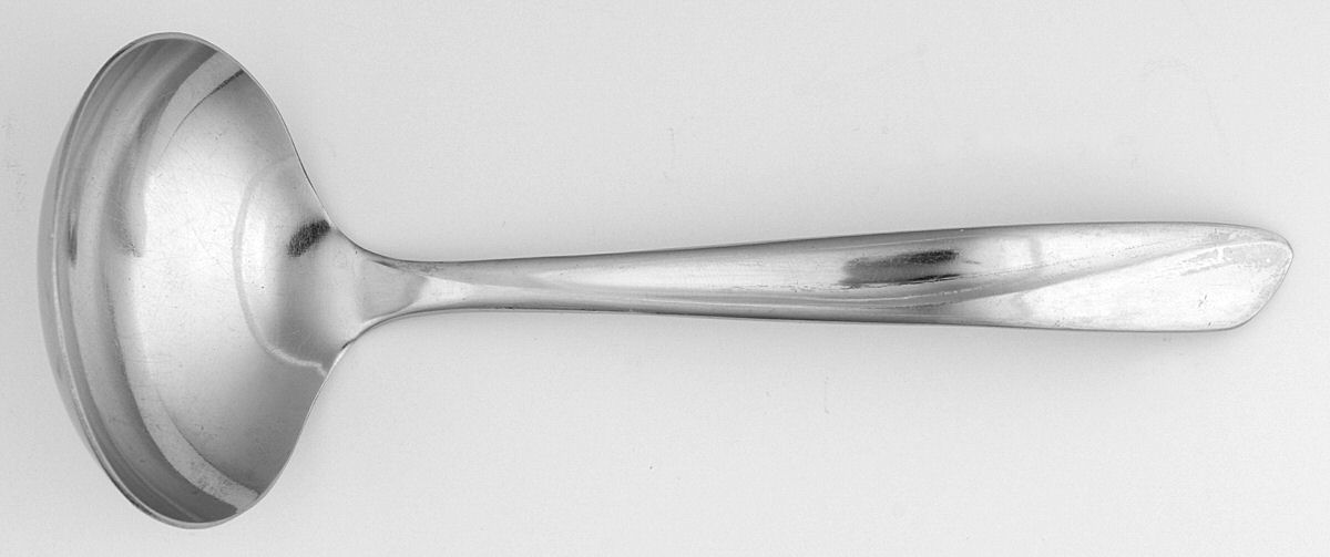Finlandia (Stainless) Solid Gravy Ladle by International Silver-1
