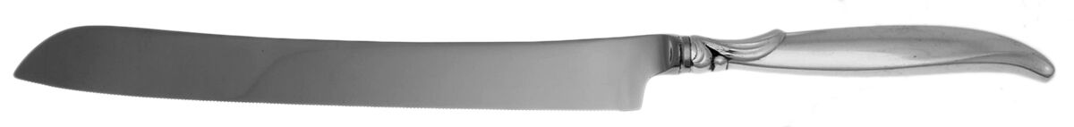 Flair (Silverplate, 1956) Wedding Cake Knife with Stainless Blade HC by International Silver-1