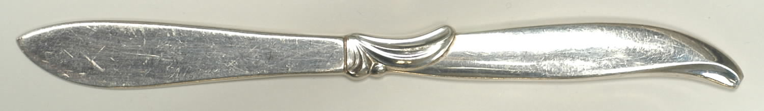 Flair (Silverplate, 1956) Flat Handle Butter Spreader by International Silver-1