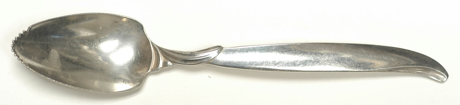 Flair (Silverplate, 1956) Fruit/Orange Spoon by International Silver-1