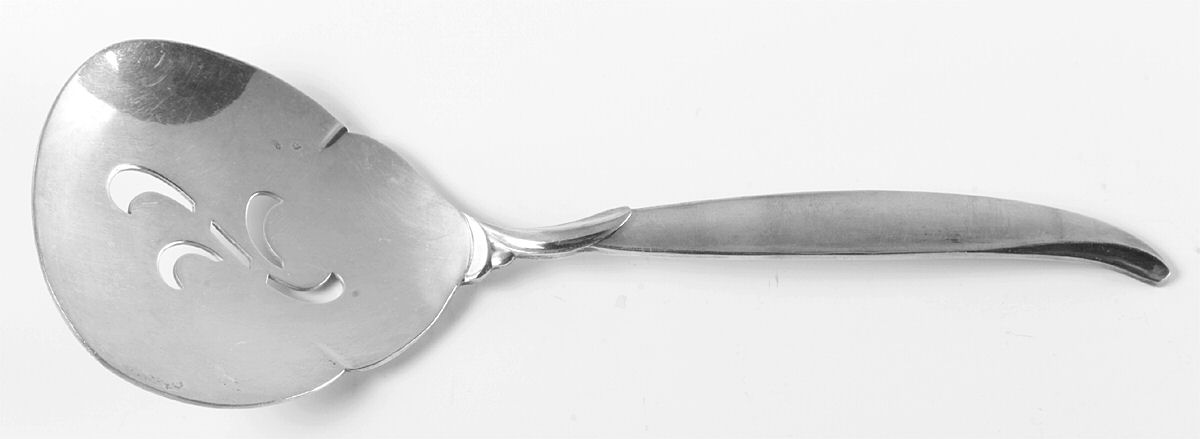 Flair (Silverplate, 1956) Tomato Server, Solid Piece by International Silver-1