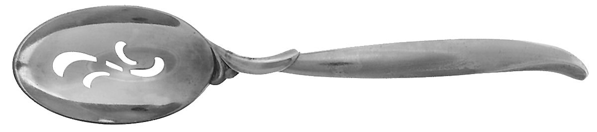 Flair (Silverplate, 1956) Pierced Tablespoon (Serving Spoon) by International Silver-1