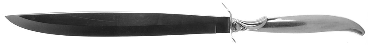 Flair (Silverplate, 1956) Large Stainless Blade Roast Carving Knife by International Silver-1