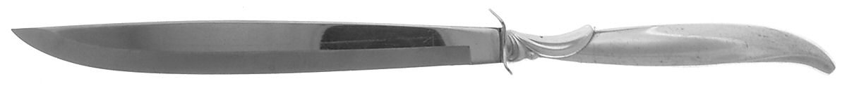 Flair (Silverplate, 1956) Small Steak Carving Knife with Stainless Blade by International Silver-1