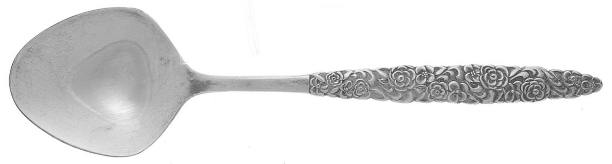 Floral Bouquet-Silver Bouquet (Silverplate) Sugar Spoon by International Silver-1