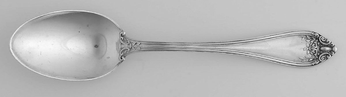 Florence (Sterling, 1903) Dessert/Oval Soup Spoon by International Silver-1