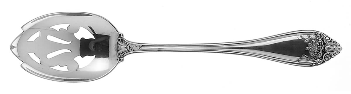 Florence (Sterling, 1903) Pierced Tablespoon (Serving Spoon) by International Silver-1