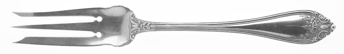 Florence (Sterling, 1903) Individual Pie Fork by International Silver-1