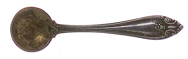 Florence (Sterling, 1903) Individual Salt Spoon by International Silver-1