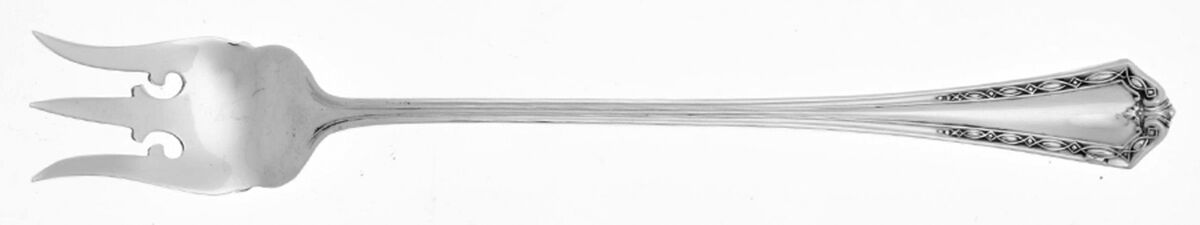 Florentine (Sterling, 1912, Short Handle Pickle/Olive Fork by International Silver-1