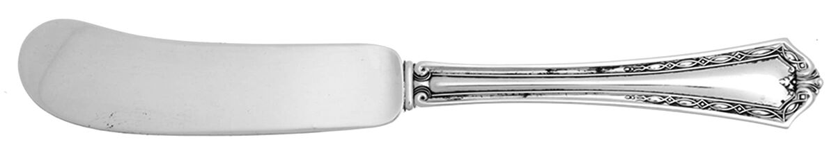 Florentine (Sterling, 1912, Flat Handle Butter Spreader by International Silver-1