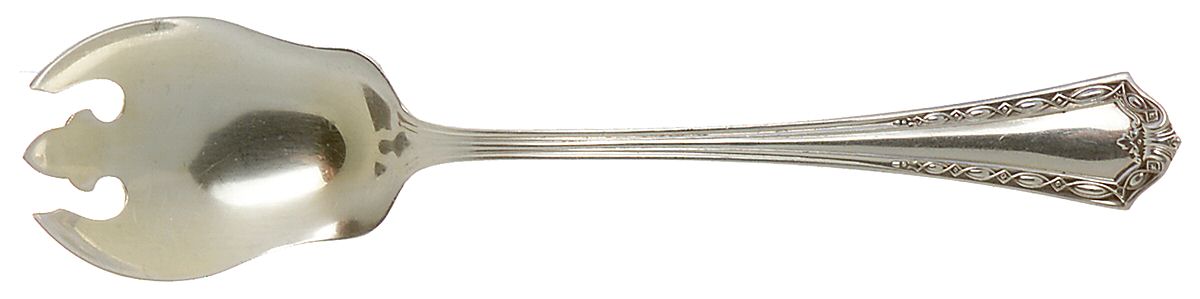 Florentine (Sterling, 1912, Ice Cream Fork by International Silver-1