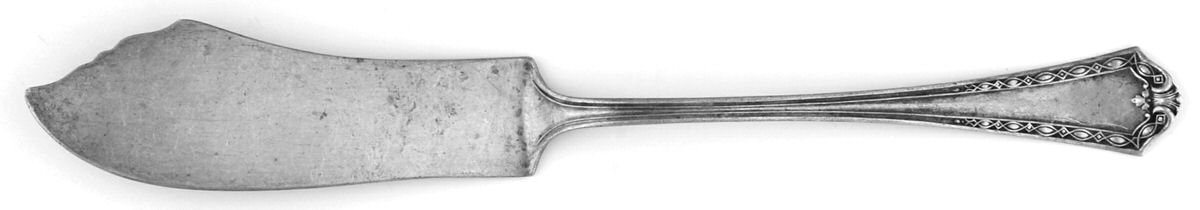 Florentine (Sterling, 1912, Flat Handle Master Butter Knife by International Silver-1