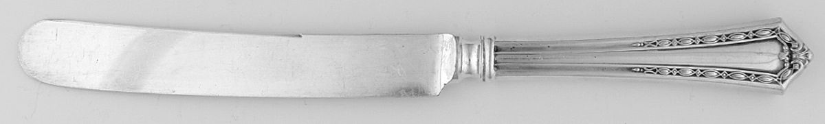 Florentine (Sterling, 1912, Old French Hollow Knife with Bolster by International Silver-1