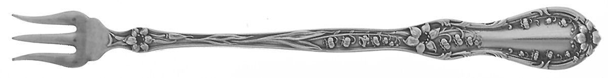 Florette (Silverplate, 1909) Cocktail/Seafood Fork by International Silver-1
