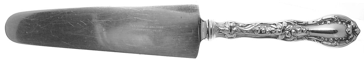 Florette (Silverplate, 1909) Pie Server with Silverplate Blade by International Silver-1