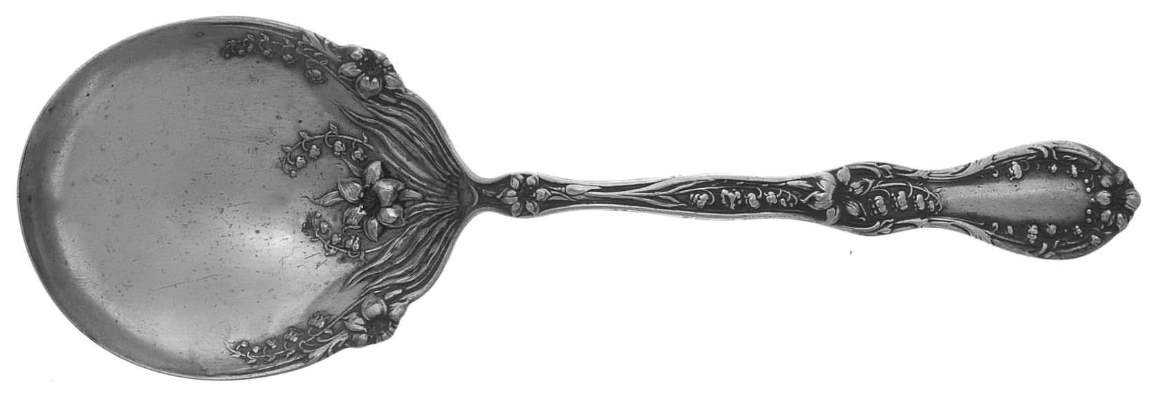 Florette (Silverplate, 1909) Solid Smooth Casserole Spoon by International Silver-1