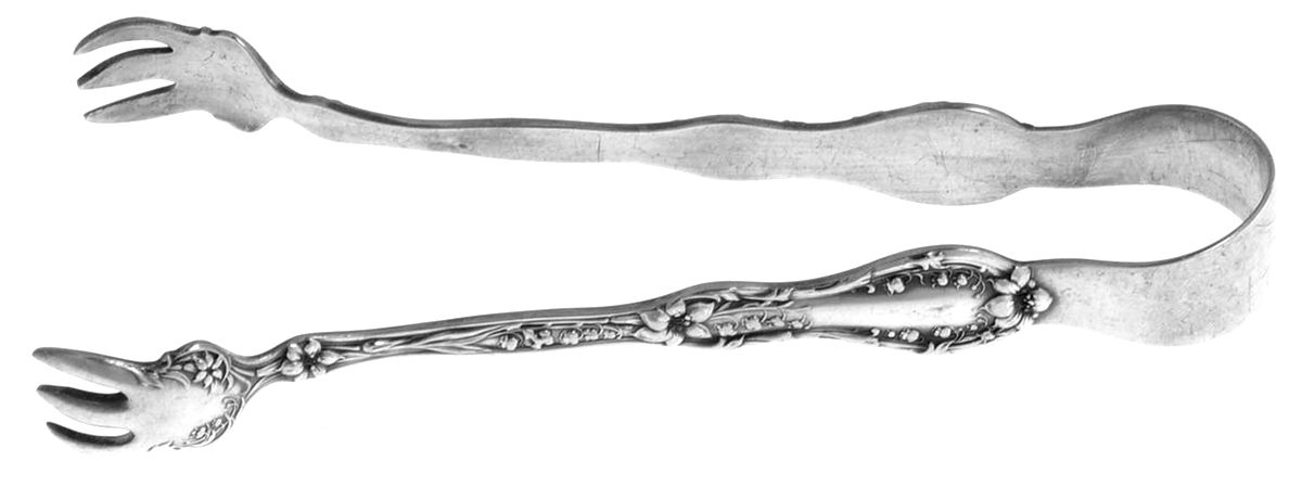 Florette (Silverplate, 1909) Sugar Tongs by International Silver-1