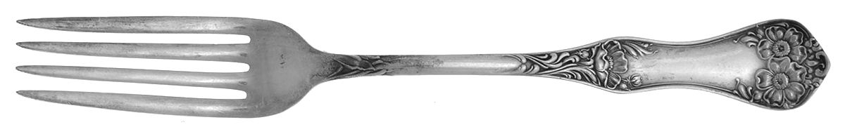 Flower (Silverplate, 1906) Fork by International Silver-1