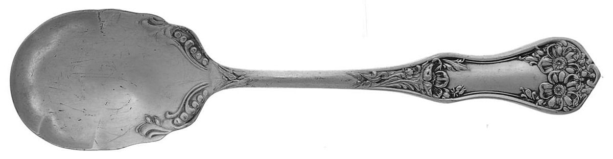 Flower (Silverplate, 1906) Sugar Spoon by International Silver-1
